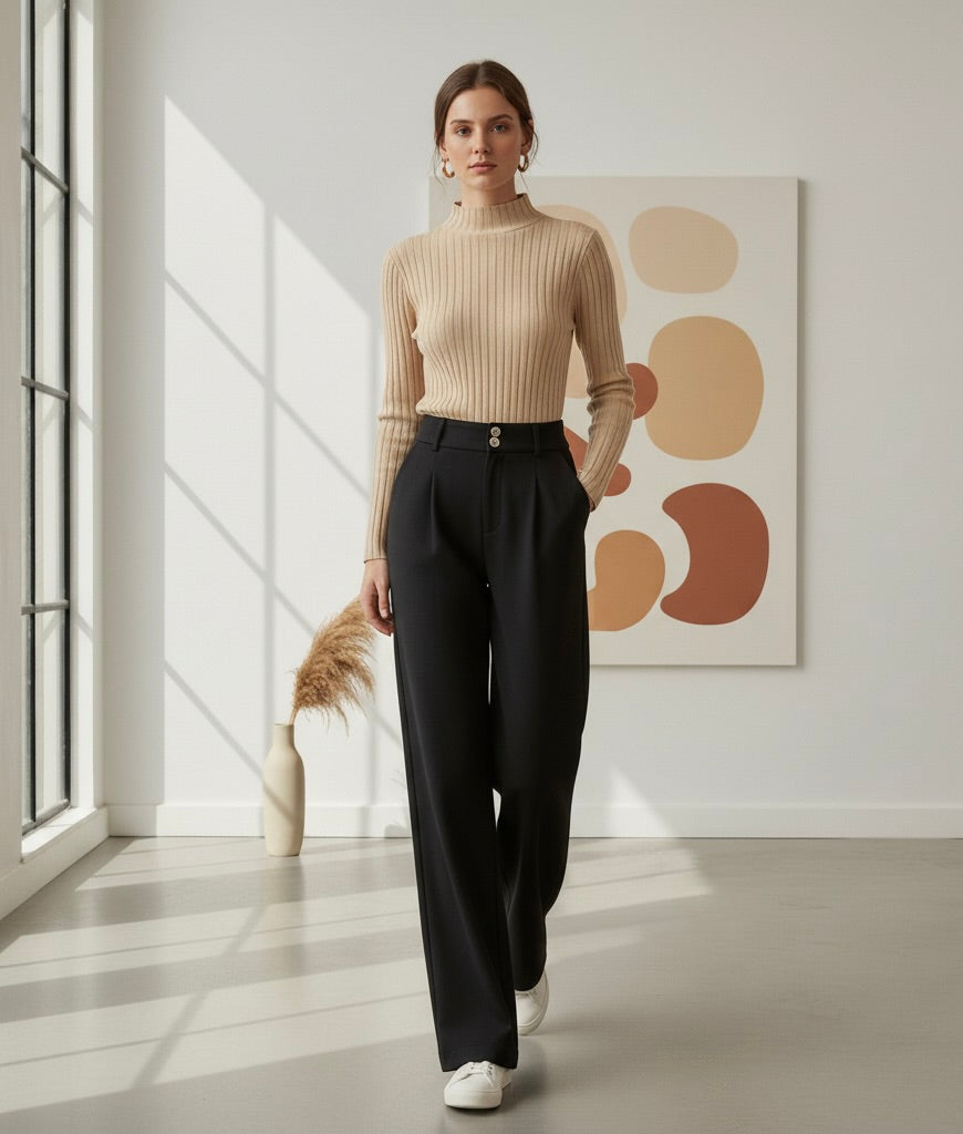 Aurelia Wide-Leg Trousers