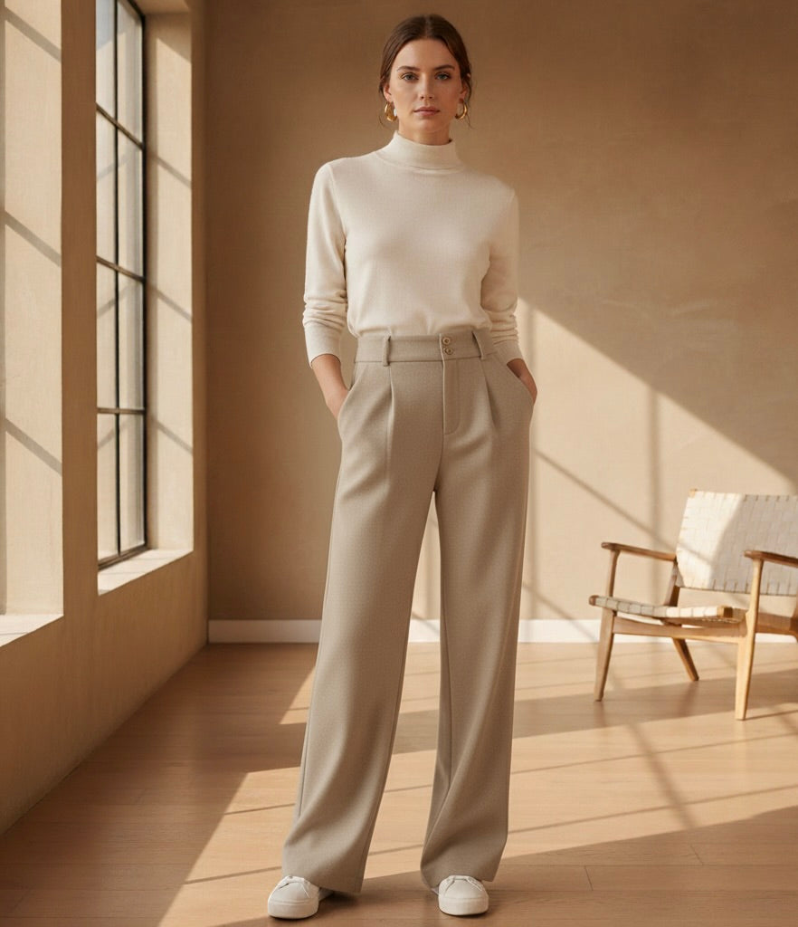 Aurelia Wide-Leg Trousers