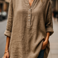 Katoen-Linnen Blouse