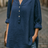Katoen-Linnen Blouse