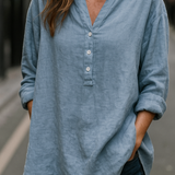Katoen-Linnen Blouse